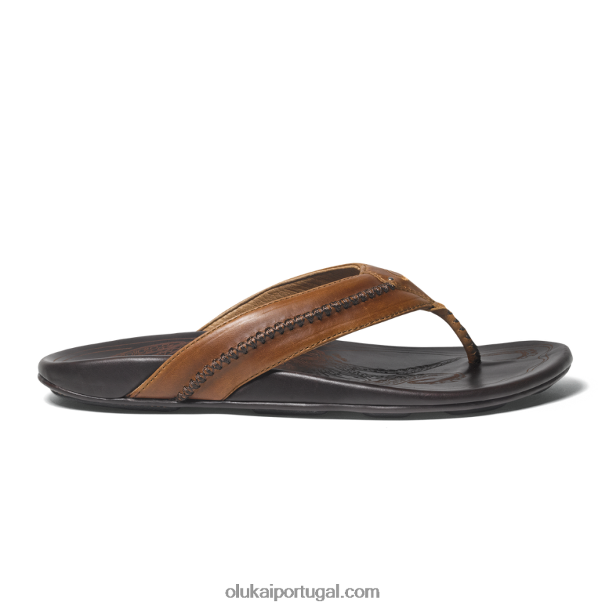 homens mea ola OluKai JF6J02103 bege/escuro java