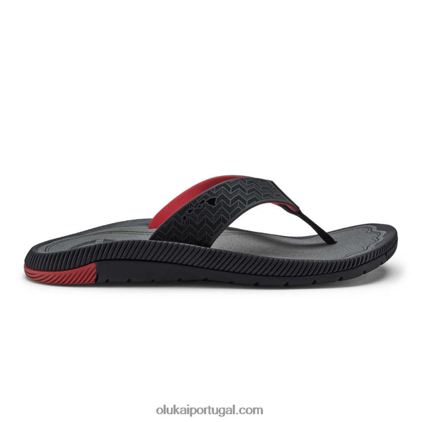 homens awiki OluKai JF6J02112 preto/hla