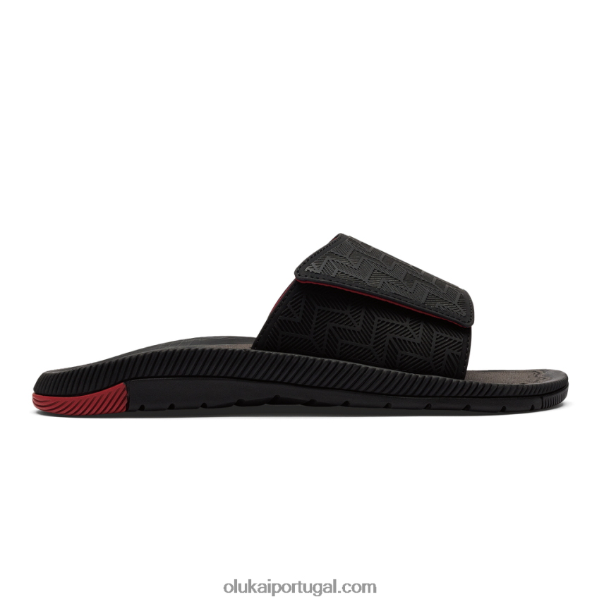 homens awiki 'olu OluKai JF6J02105 preto/hla