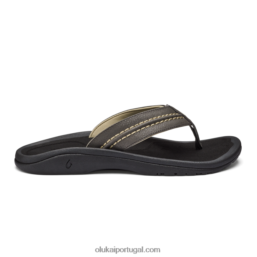 homens hokua OluKai JF6J02119 kona/ônix