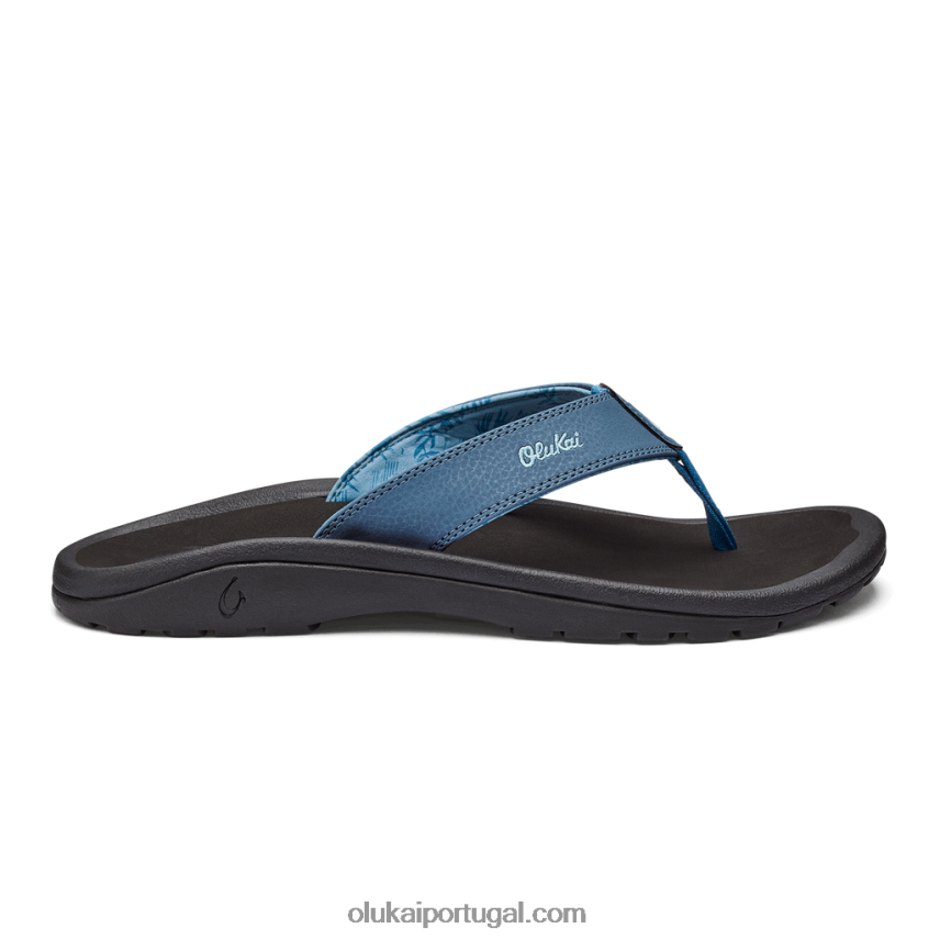 homens ohana OluKai JF6J0279 vintage azul/preto