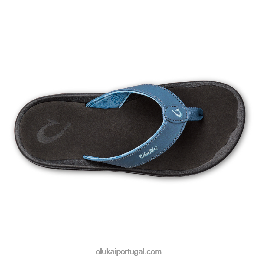homens ohana OluKai JF6J0279 vintage azul/preto