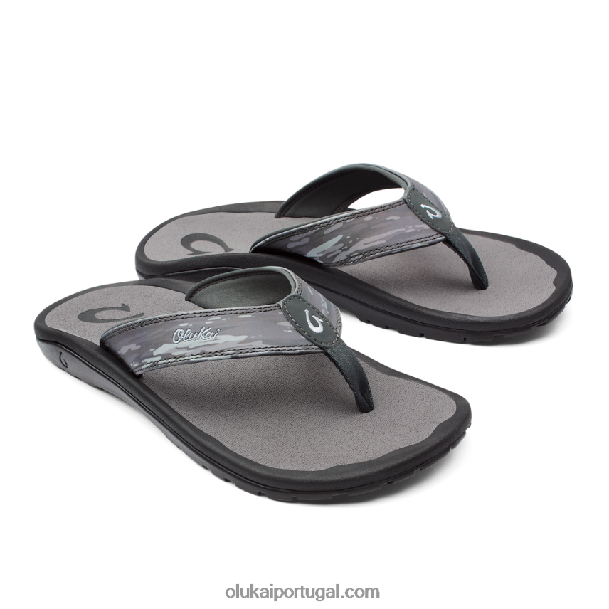 homens ohana pa'i OluKai JF6J02107 pavimento/camuflagem wai