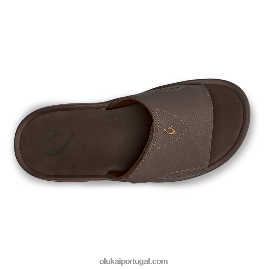 homens slide nalu OluKai JF6J02101 java escuro