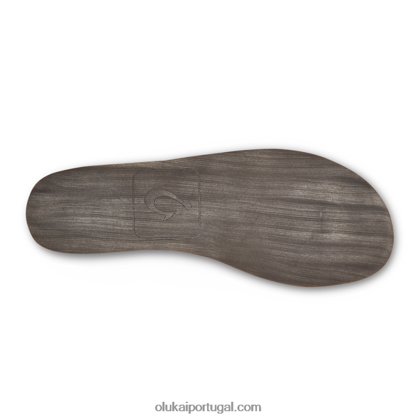 homens chinelo moloa OluKai JF6J02140 caramelo/madeira escura