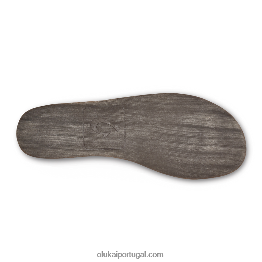 homens chinelo moloa OluKai JF6J02141 Madeira escura