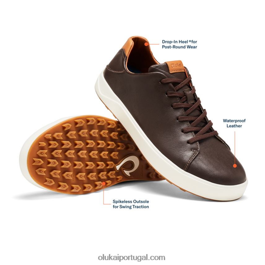 homens wai'alae OluKai JF6J02131 Madeira escura