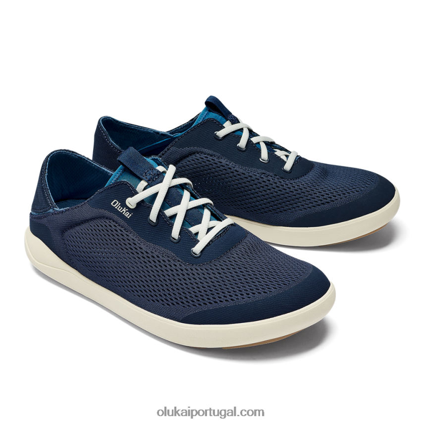 homens moku pae OluKai JF6J021 trincheira azul/off white