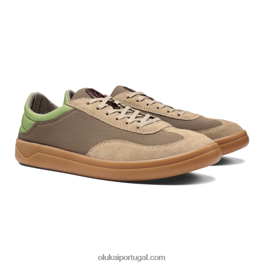 homens punini OluKai JF6J0228 argila/capim limão