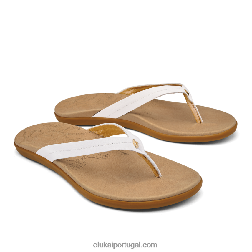 mulheres honu OluKai JF6J02210 areia branca/dourada brilhante