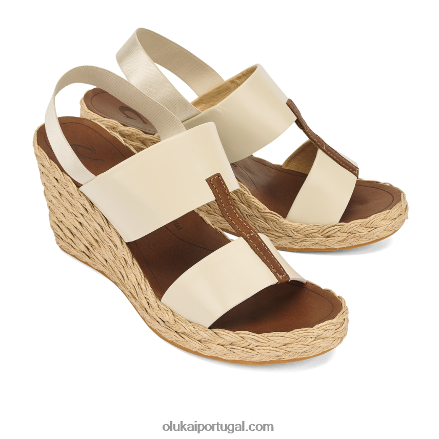 mulheres pequena cunha OluKai JF6J02234 tapa/tan