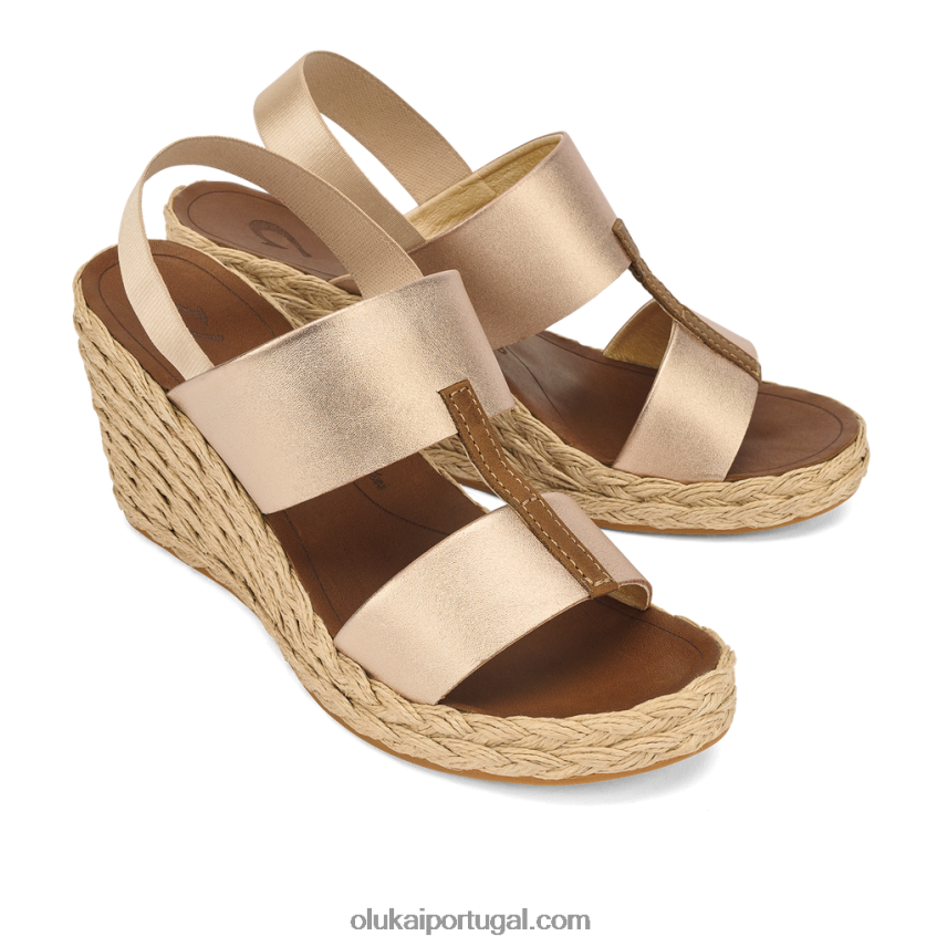 mulheres pequena cunha OluKai JF6J02235 borbulhante/bronzeado