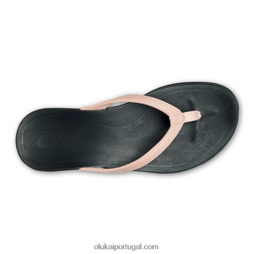 mulheres ho'opio OluKai JF6J02249 pétala rosa metálico/preto