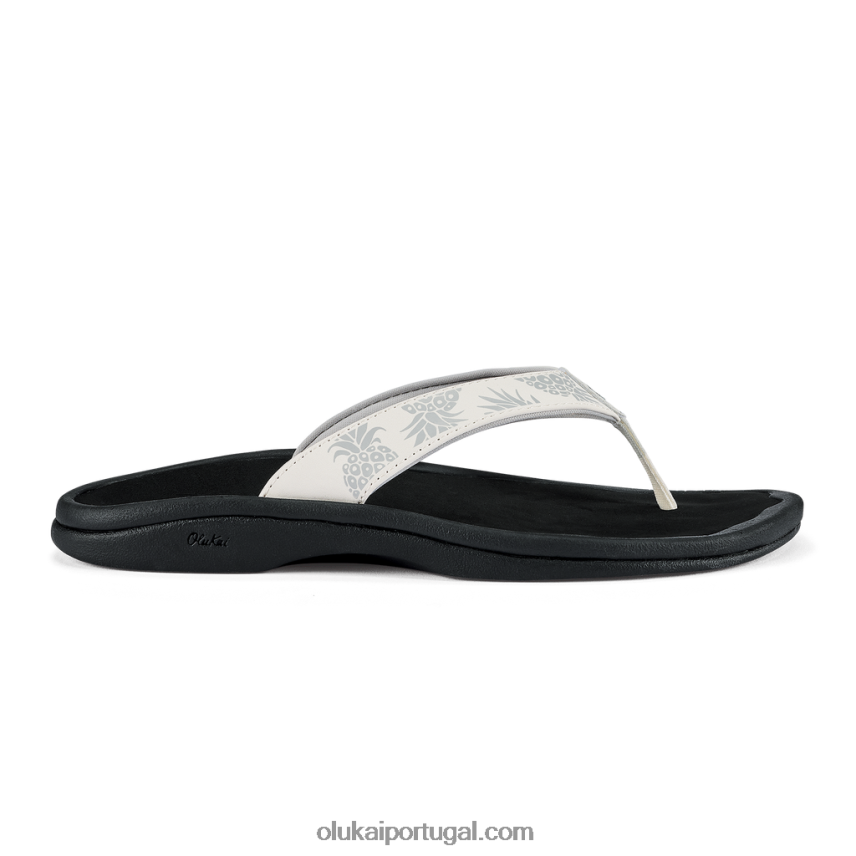 mulheres ohana OluKai JF6J02193 branco brilhante/hua