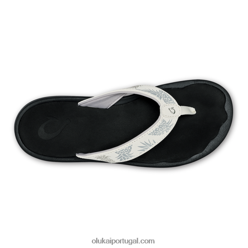 mulheres ohana OluKai JF6J02193 branco brilhante/hua