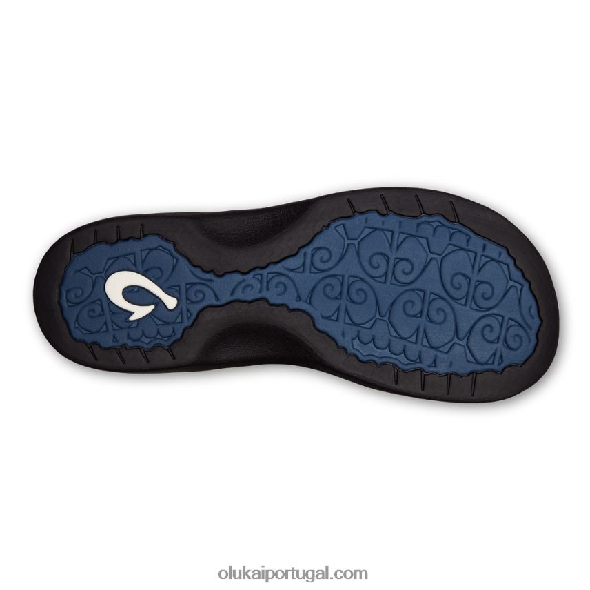 mulheres ohana pa'i OluKai JF6J02246 trincheira azul/mo'o