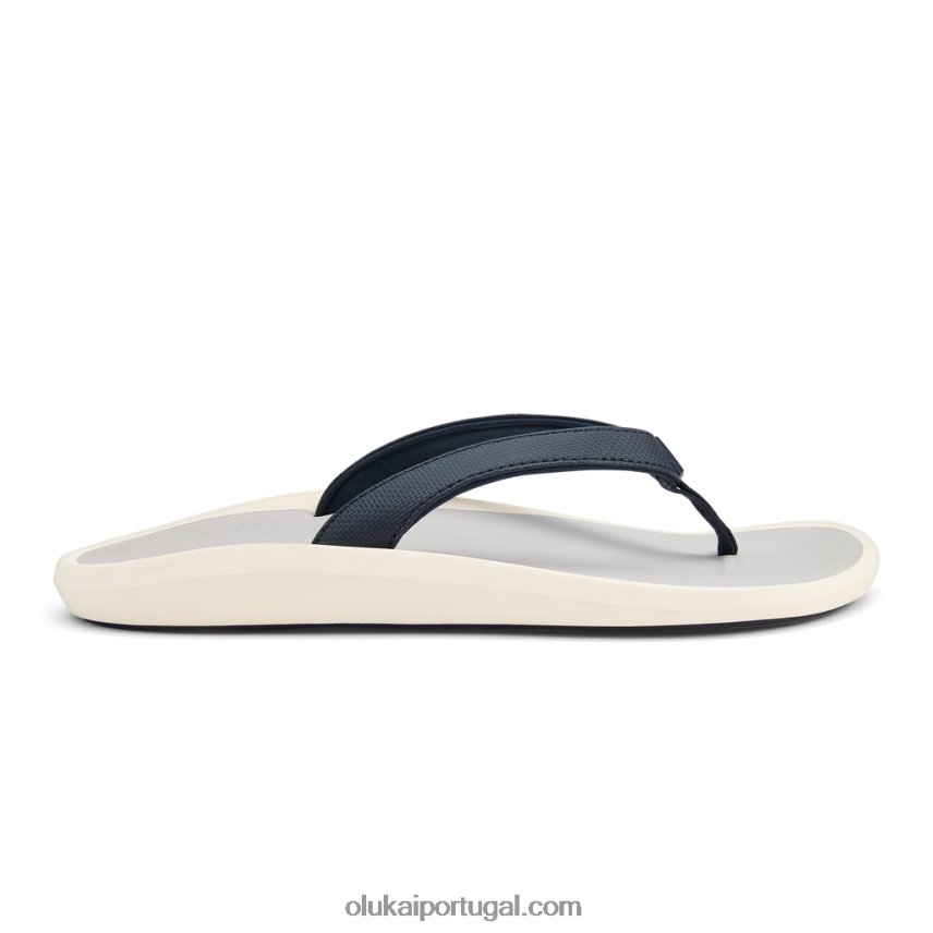 mulheres pi'oe OluKai JF6J02244 trincheira azul/cinza névoa