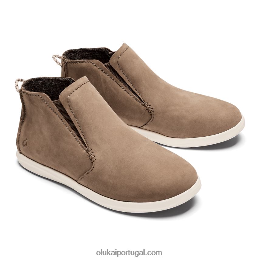 mulheres Havaí Manu Hope OluKai JF6J02269 cinza taupe/off white