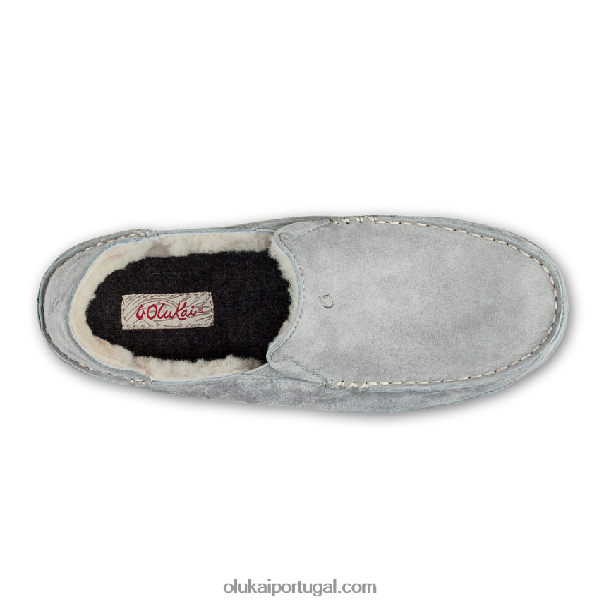 mulheres chinelo nohea OluKai JF6J02277 cinza pálido