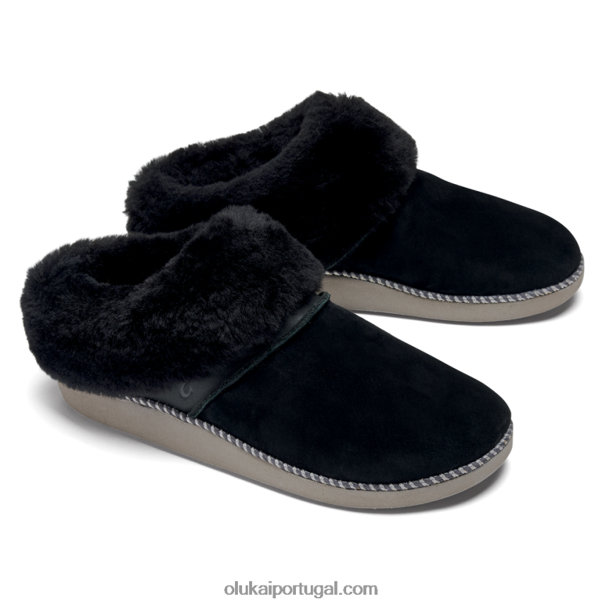 mulheres ku'i OluKai JF6J02292 preto/nevoeiro