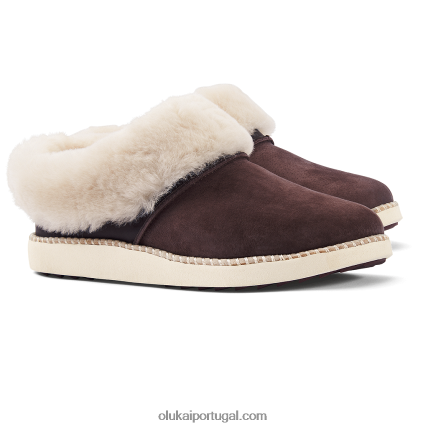 mulheres ku'i OluKai JF6J02293 carvalho/osso escuro