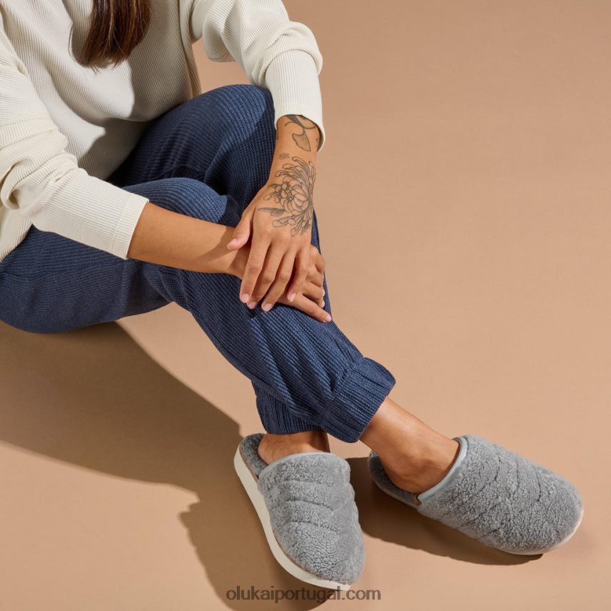 mulheres pupu mua OluKai JF6J02282 cinza pálido