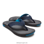 homens awiki OluKai JF6J02111 trincheira azul/pavimento - Image 2