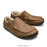 homens chinelo moloa OluKai JF6J02140 caramelo/madeira escura - Image 3