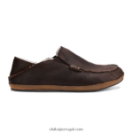 homens chinelo moloa OluKai JF6J02141 Madeira escura